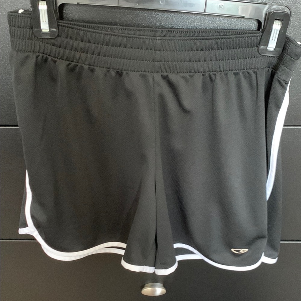 Champion Black Athletic Shorts with Elastic Waistband